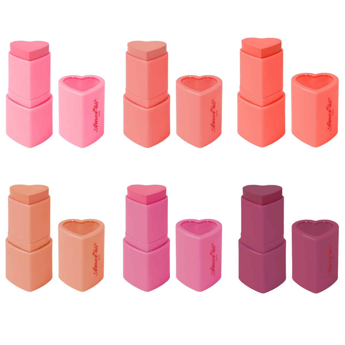 Sweet Blush Heart Blush Stick Amor Us Wholesale Makeup