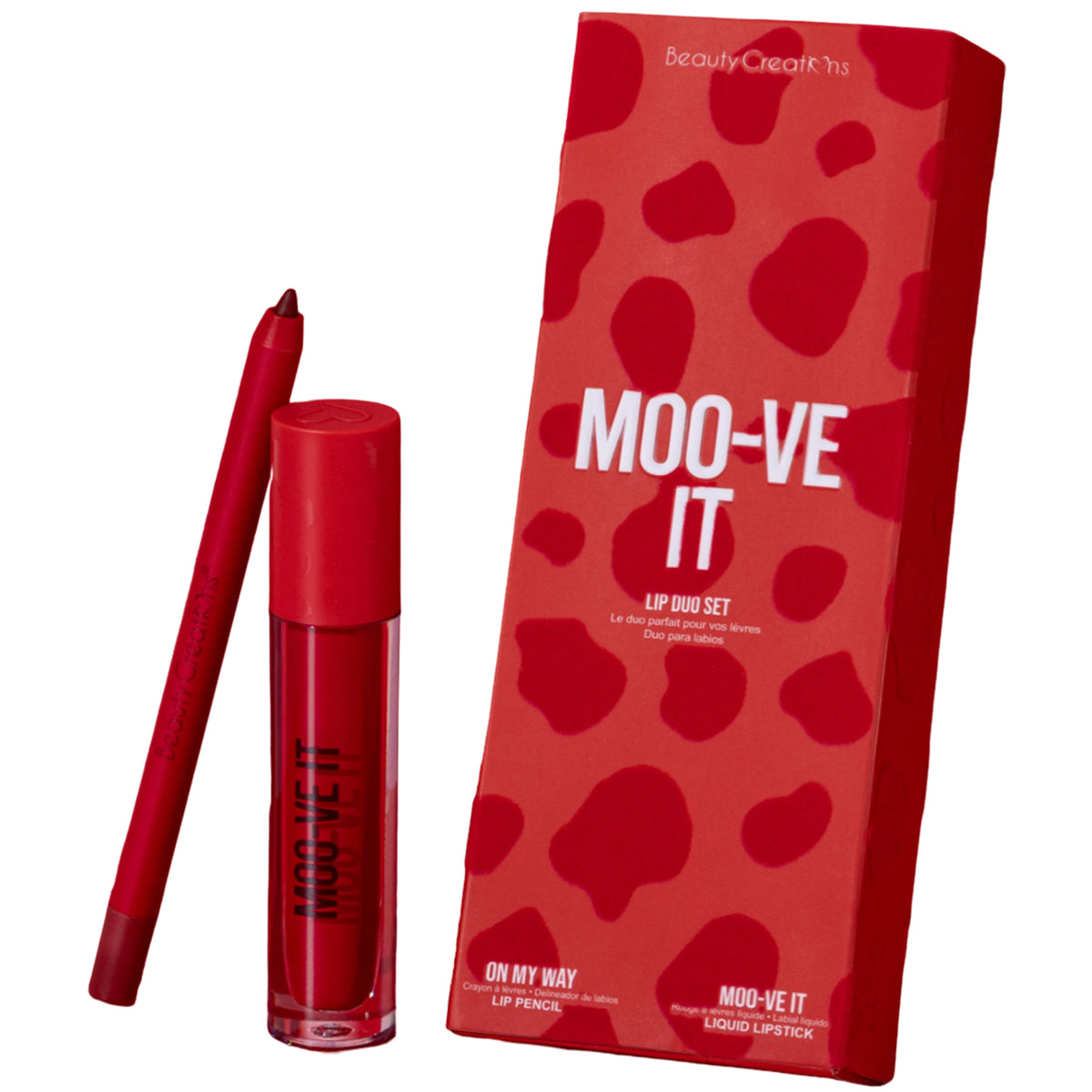 Beauty Creations Moo-Ve It Lip Duo - Wholesale 12 Sets (LD03)
