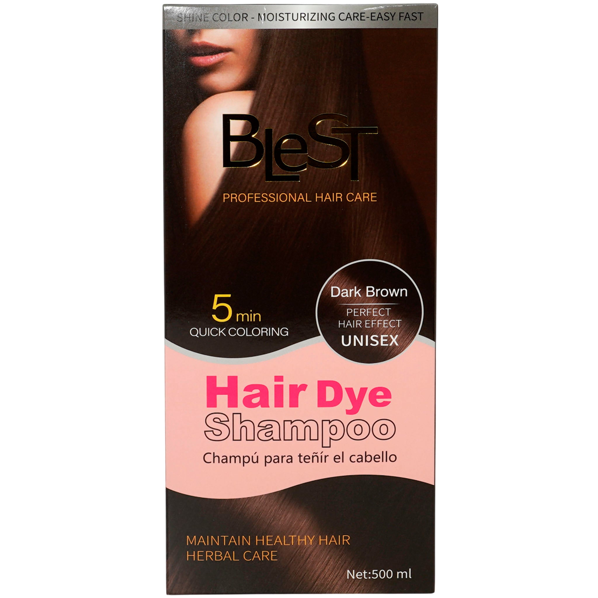 Hair Dye Shampoo Dark Brown - Blest | Wholesale Makeup