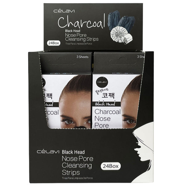 Charcoal Nose Pore Strips - Celavi | Wholesale Makeup
