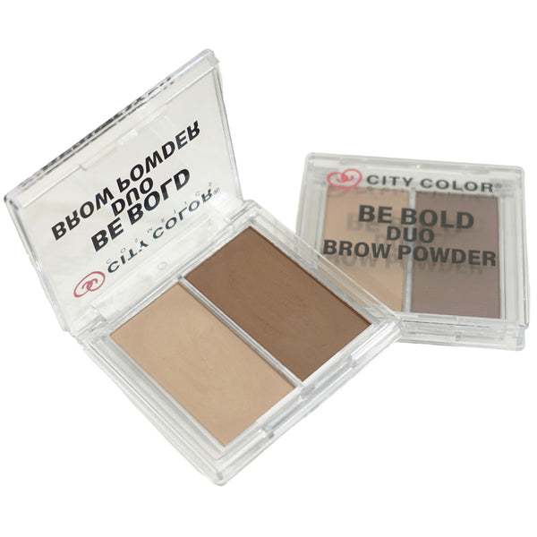 Be Bold Duo Brow Powder Taupe - City Color | Wholesale Makeup