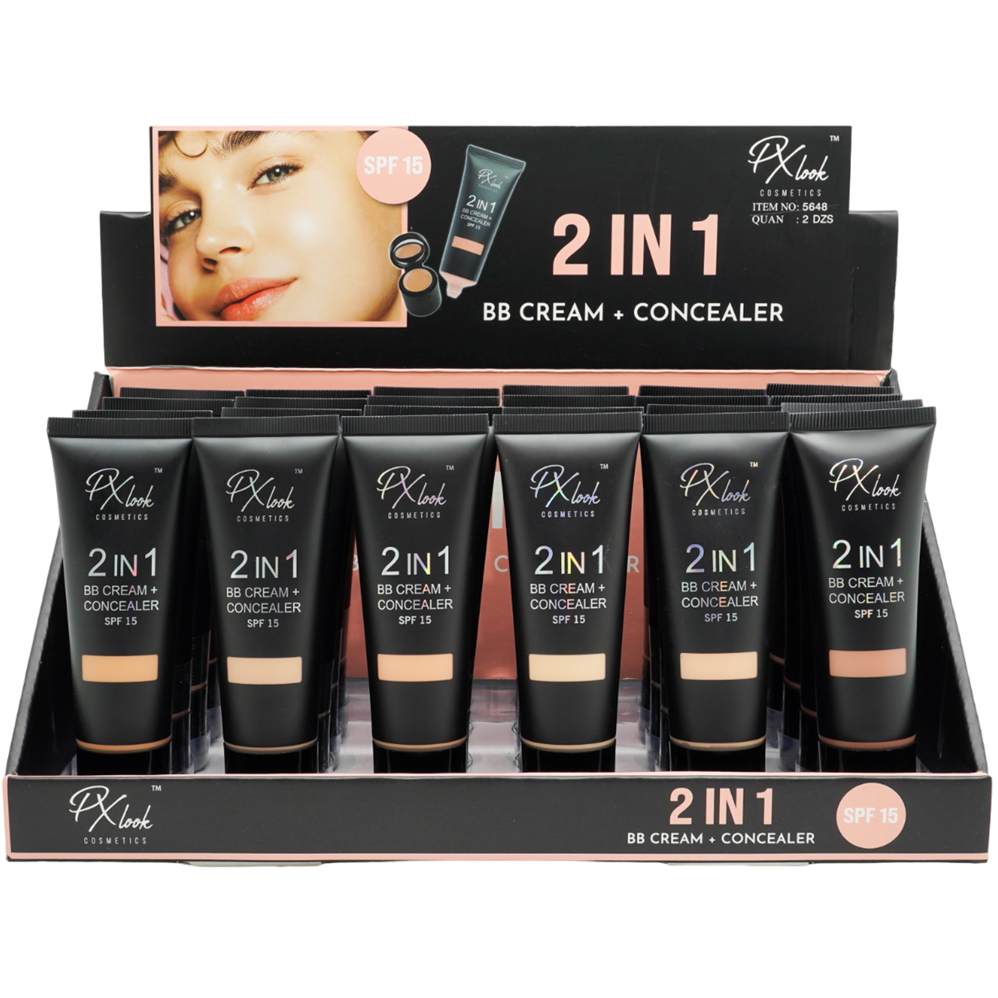 BB Perfect Foundation リフィル2点とリップ2 点 2 In 1 Bb Cream - Px Look | Wholesale Makeup
