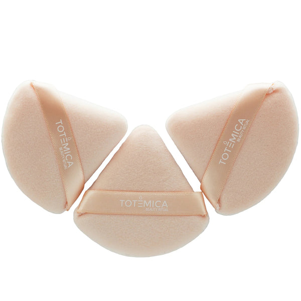 Triangle Velvet Peach Powder Puff Totémica | Wholesale Makeup