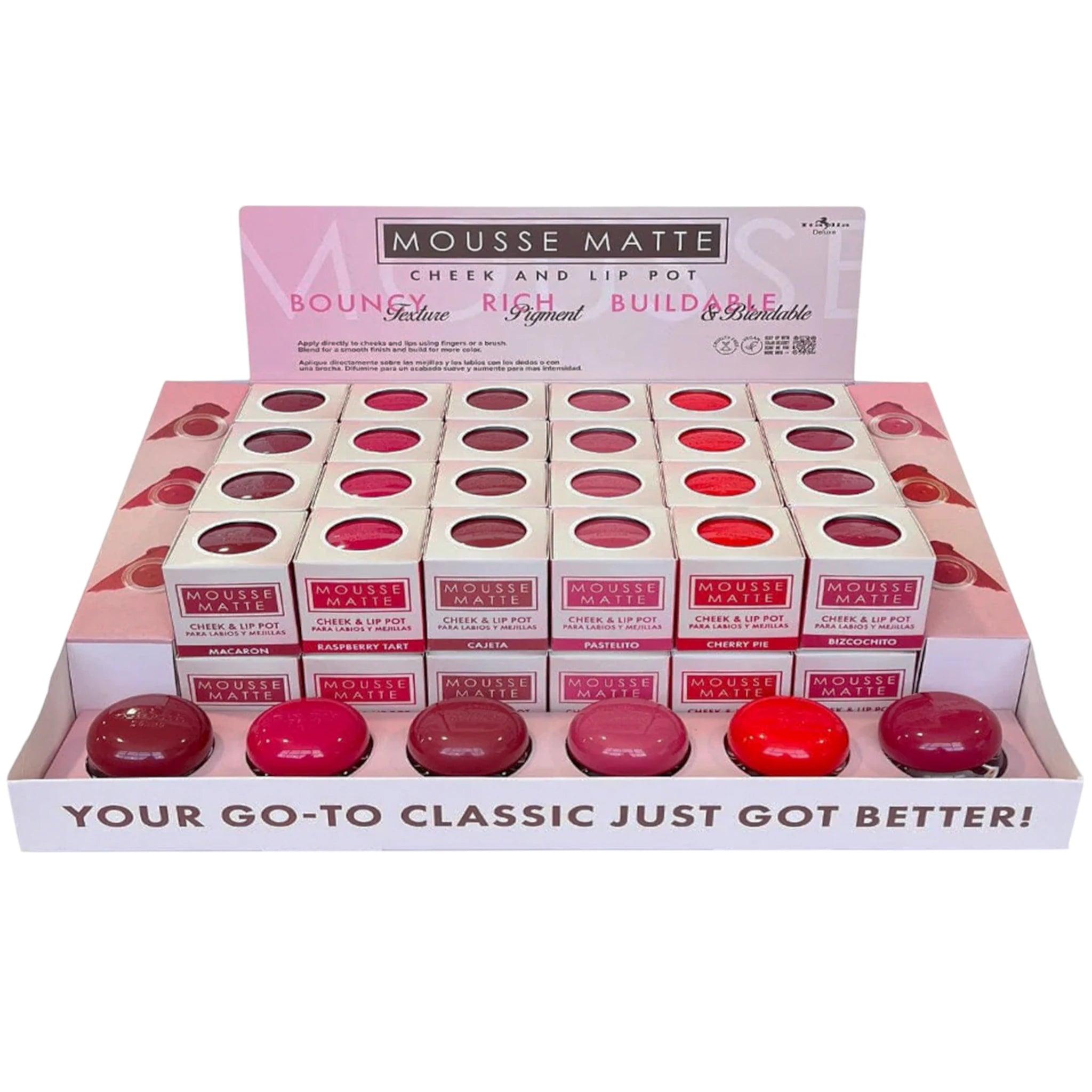 Mousse Matte Cheek And Lip Pot - Italia Deluxe | Wholesale Makeup Mousse Matte Cheek And Lip Pot - Italia Deluxe | Wholesale Makeup