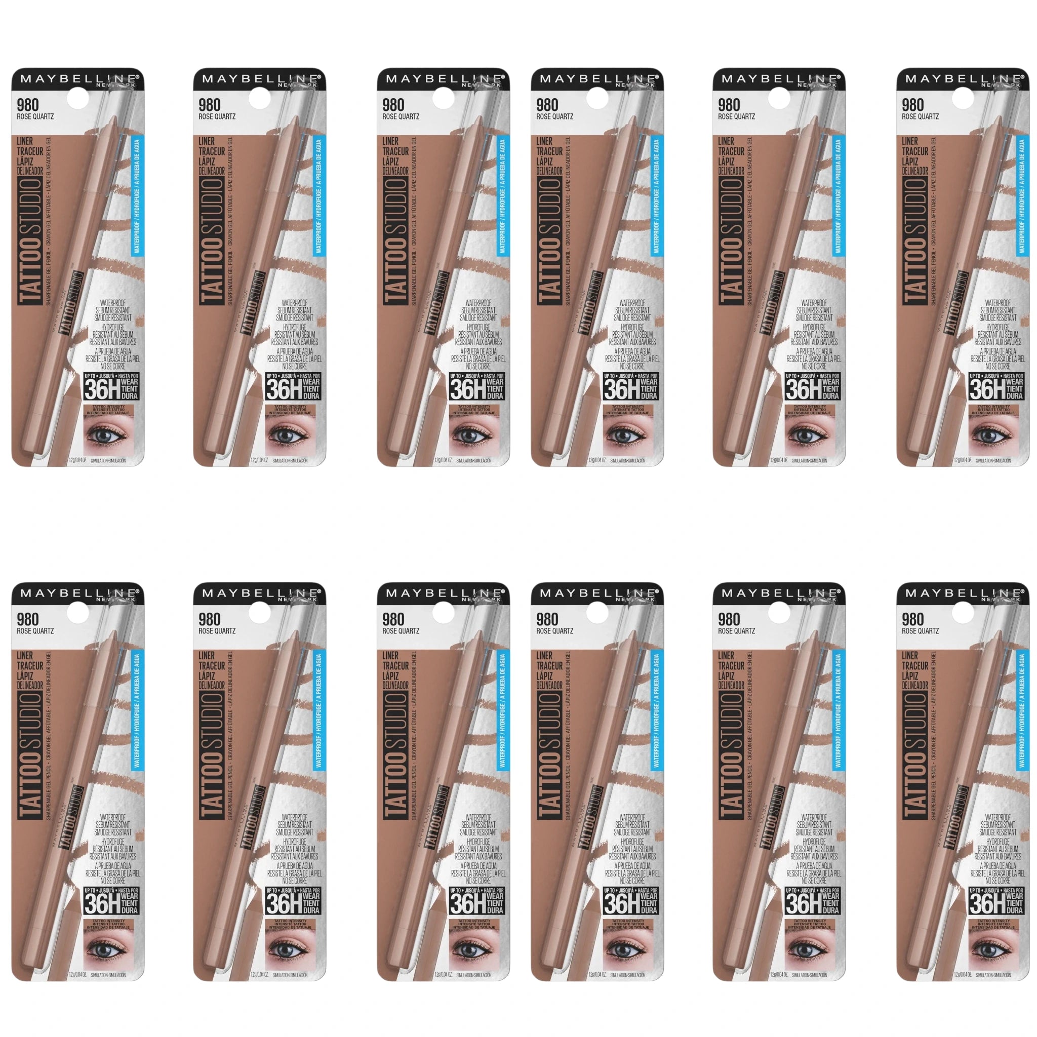 Tattoo Studio Sharpenable Eyeliner #980 Maybelline | Wholesale Makeup