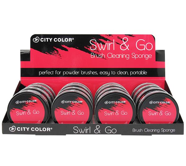 Swirl & Go Brush Cleaning Sponge - City Color | Wholesale Makeup
