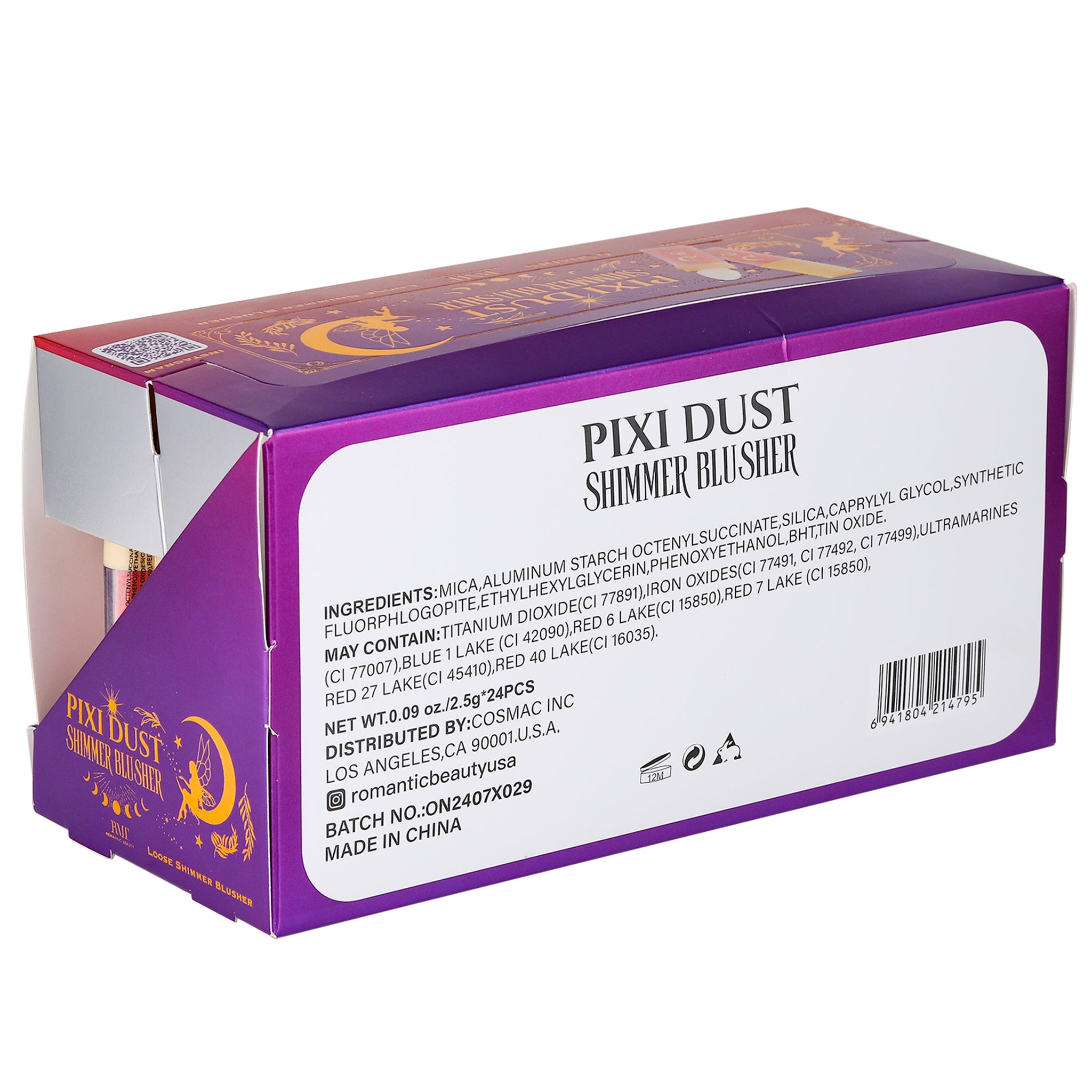 Pixi Dust Shimer Blusher - Romantic Beauty | Wholesale Makeup