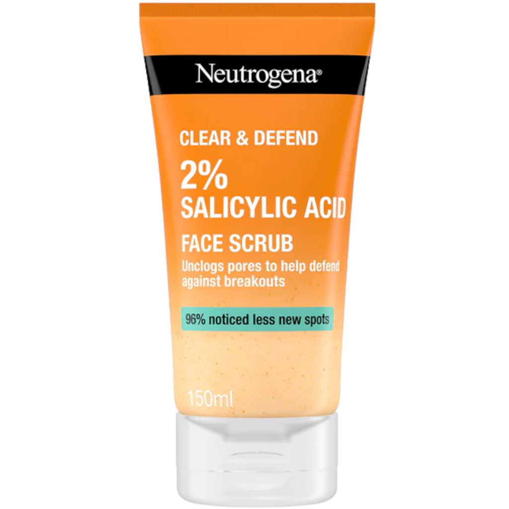 Clear & Defend Salicylic Acid Face Scrub Neutrogena | Wholesale Makeup