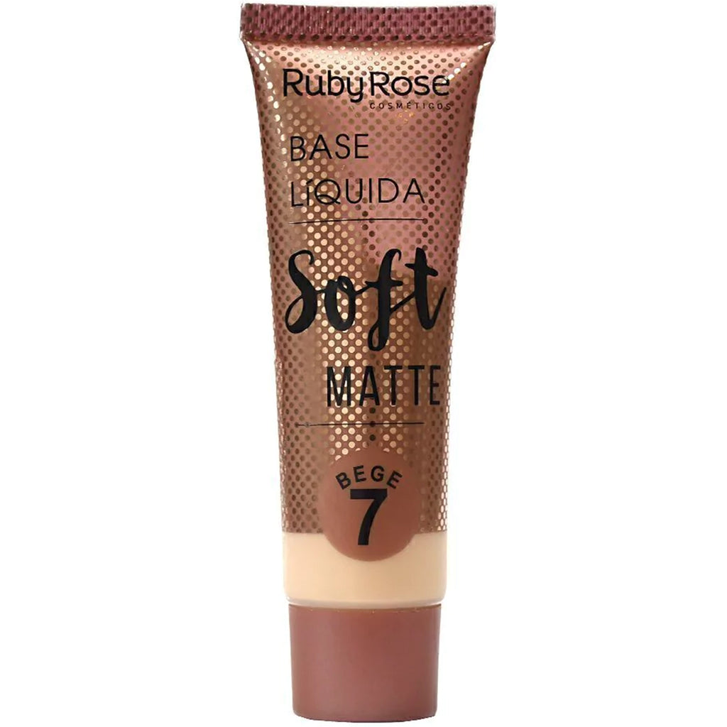 Soft Matte Foundation Bege #7 - Ruby Rose | Wholesale Makeup
