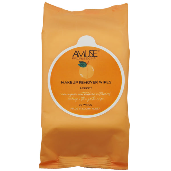 Makeup Remover Wipes Apricot - Amuse | Wholesale Makeup