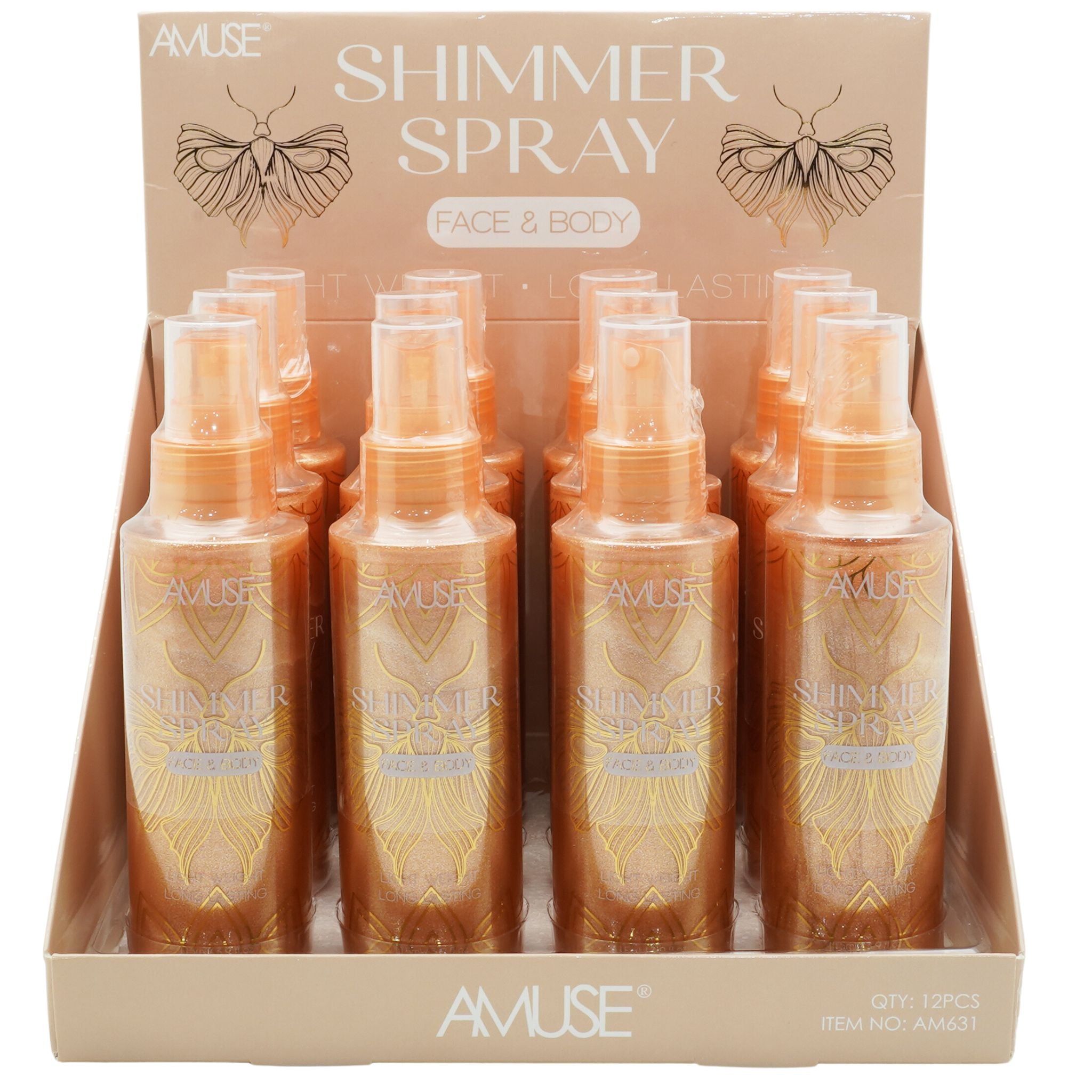 Shimmer Spray Face & Body Amuse Wholesale Makeup