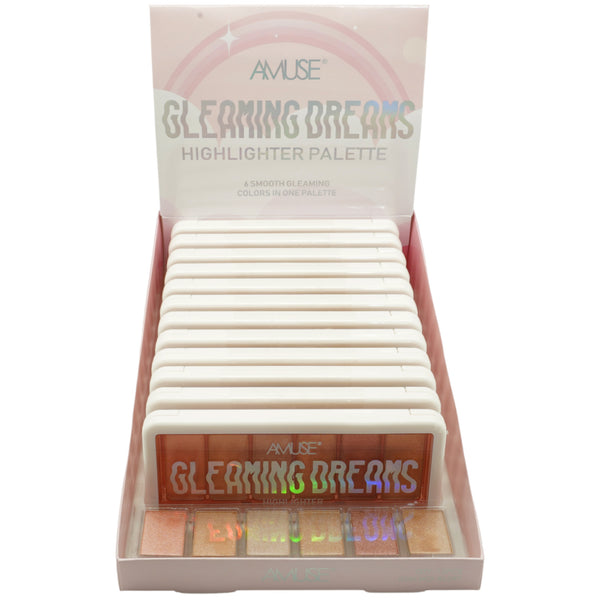 Highlighter Palette Gleaming Dreams Amuse | Wholesale Makeup