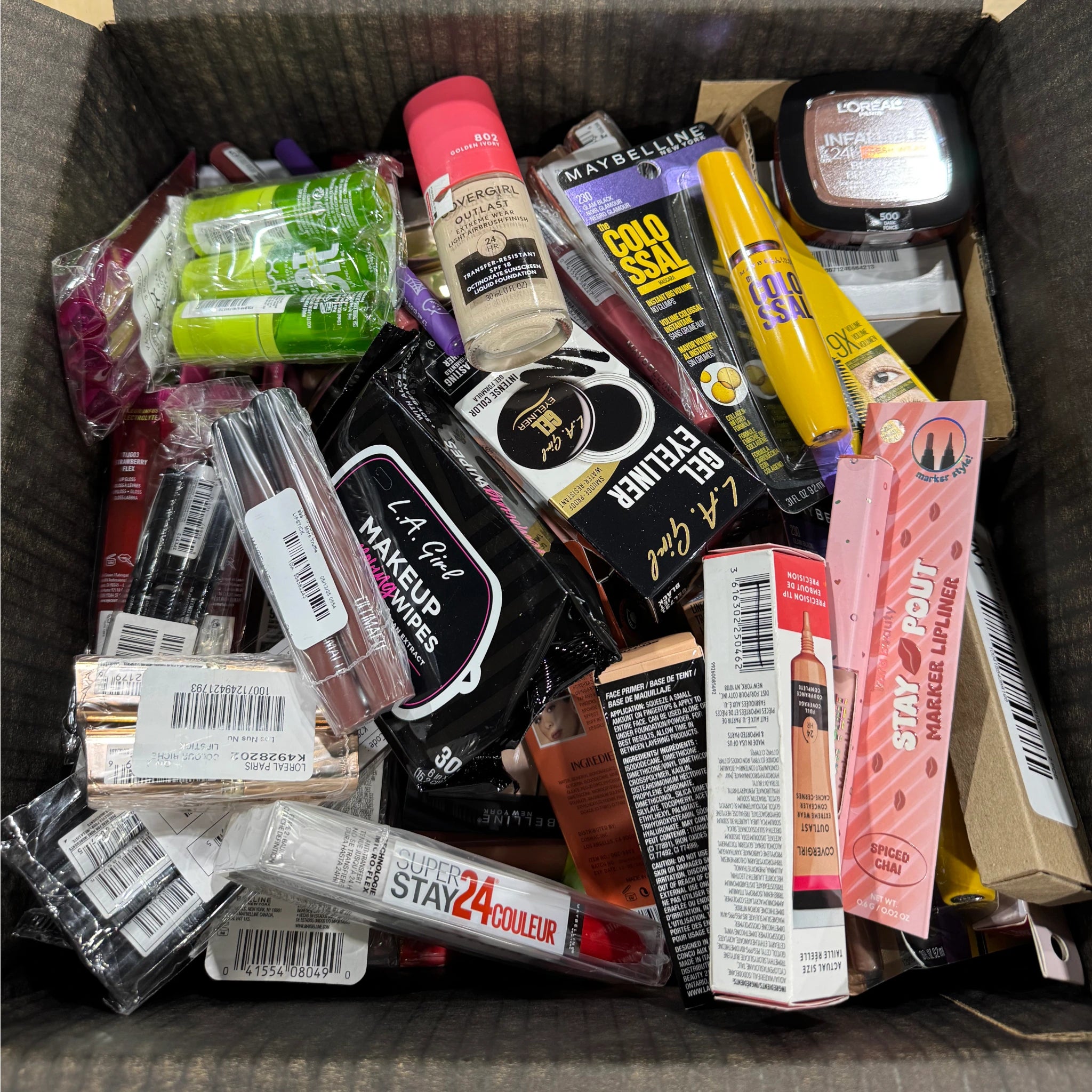 Assorted Loreal - Maybelline - NYX Box | Wholesale Makeup