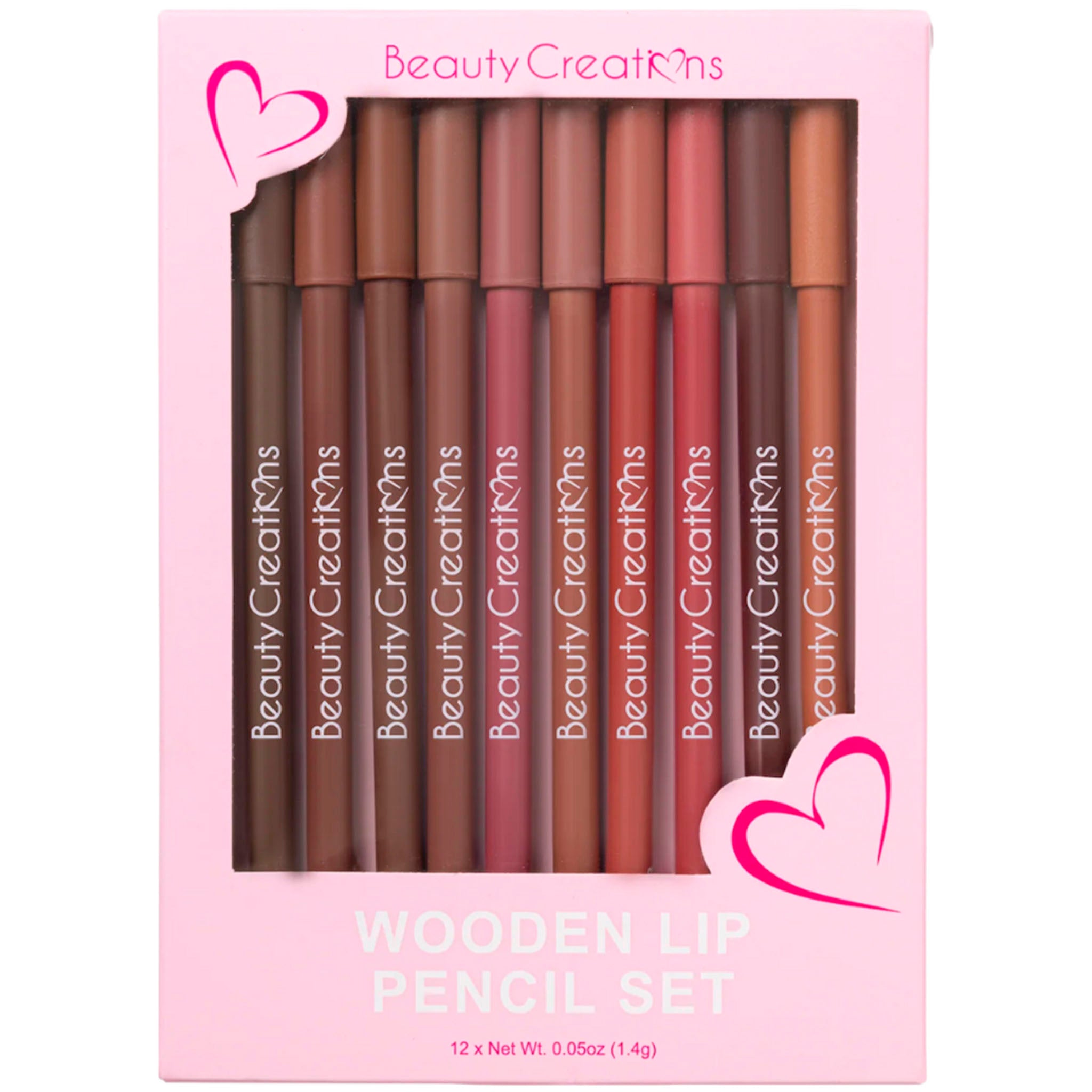Wooden Lip Pencil Beauty Creations | Wholesale Makeup