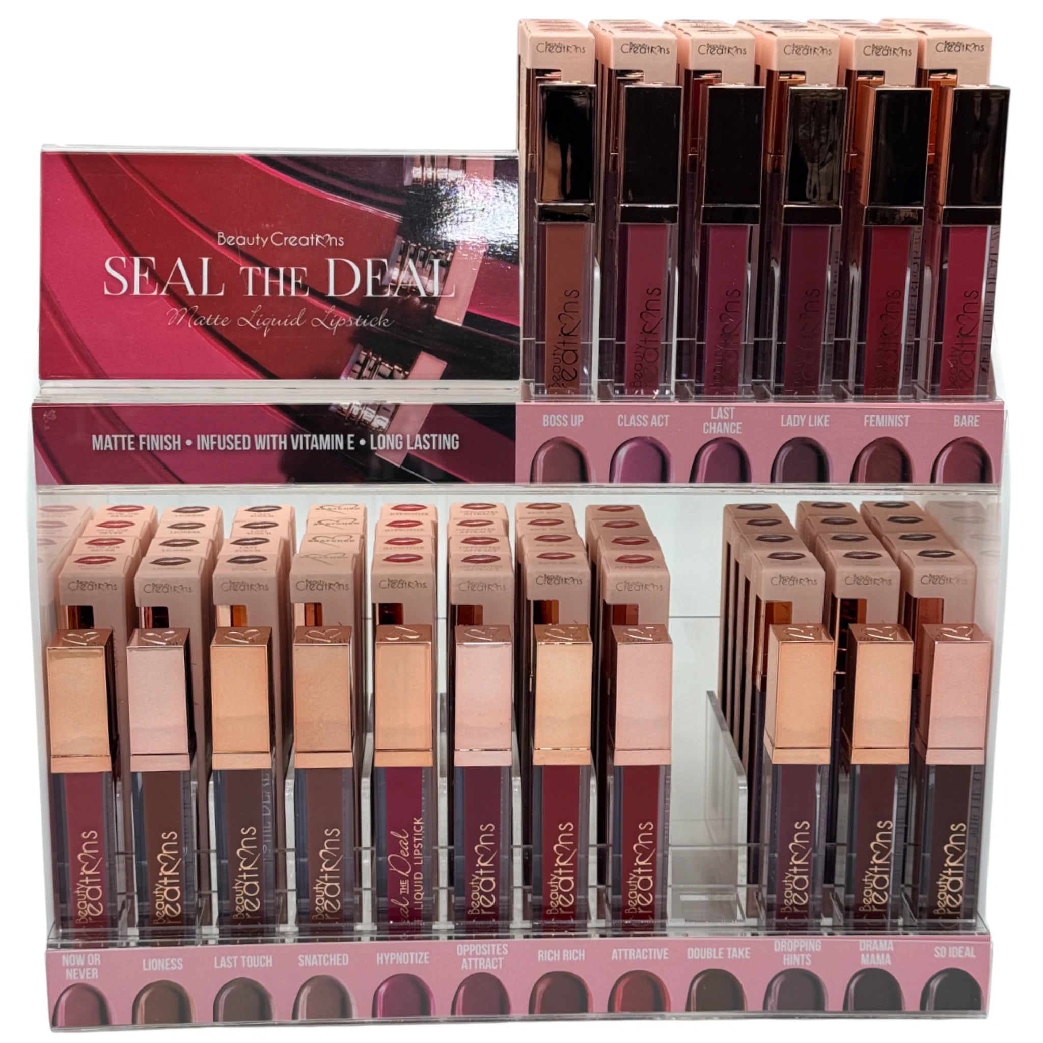 Seal The Deal Matte Liquid Lipstick Beauty Creations | Wholesale Makeup