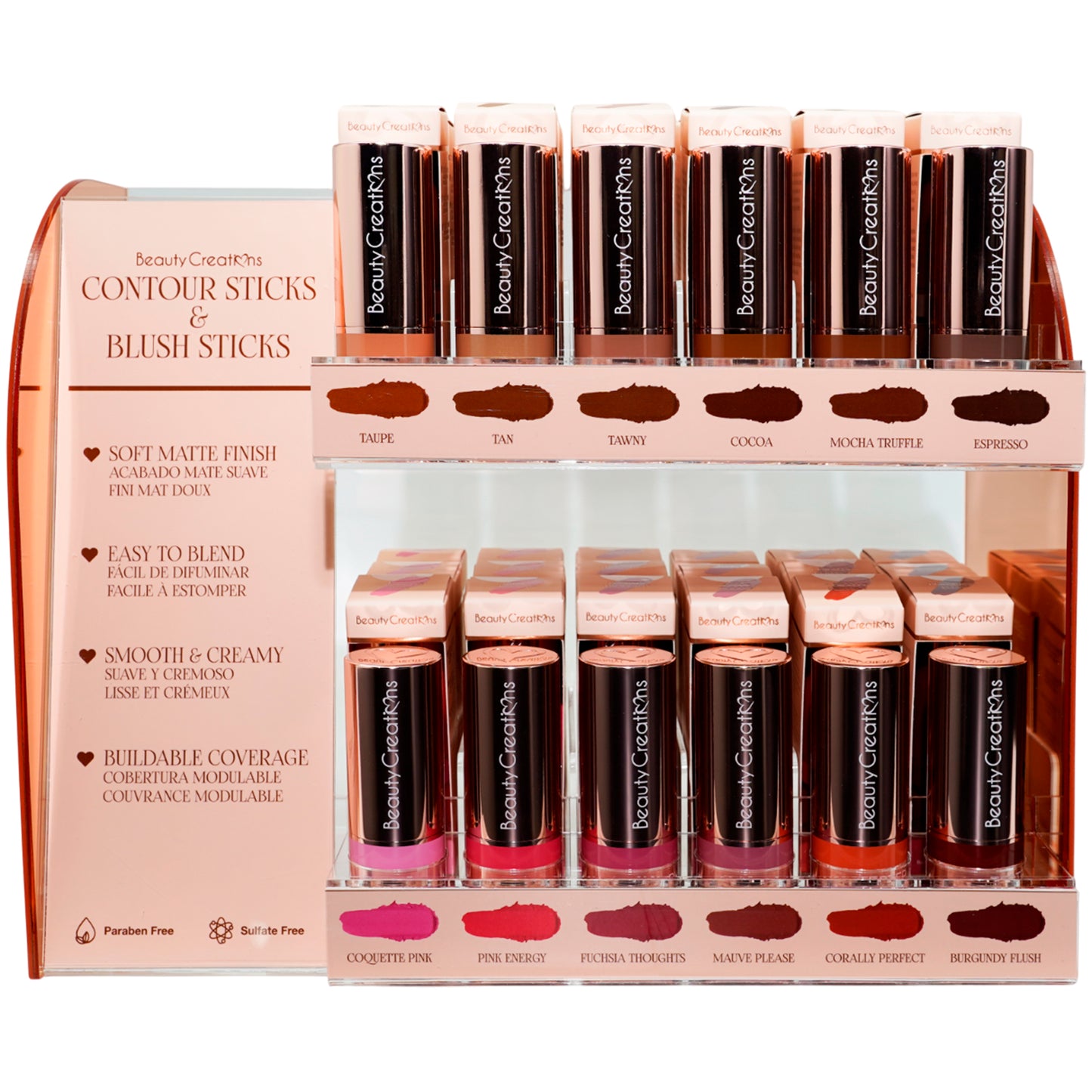 Contour & Blush Sticks - Beauty Creations | Wholesale Makeup