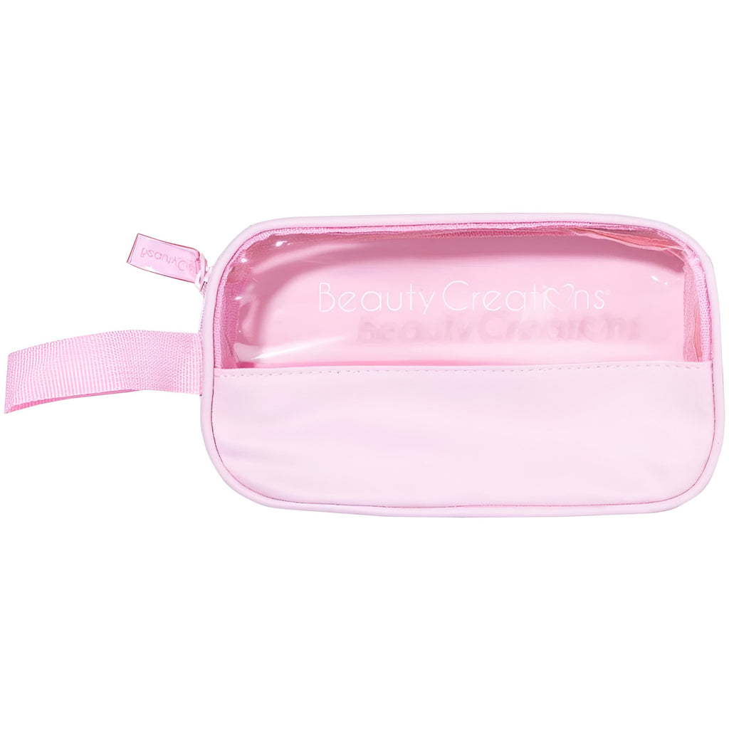 Clear Pink Cosmetic Bag Small Beauty Creations | Wholesale Makeup
