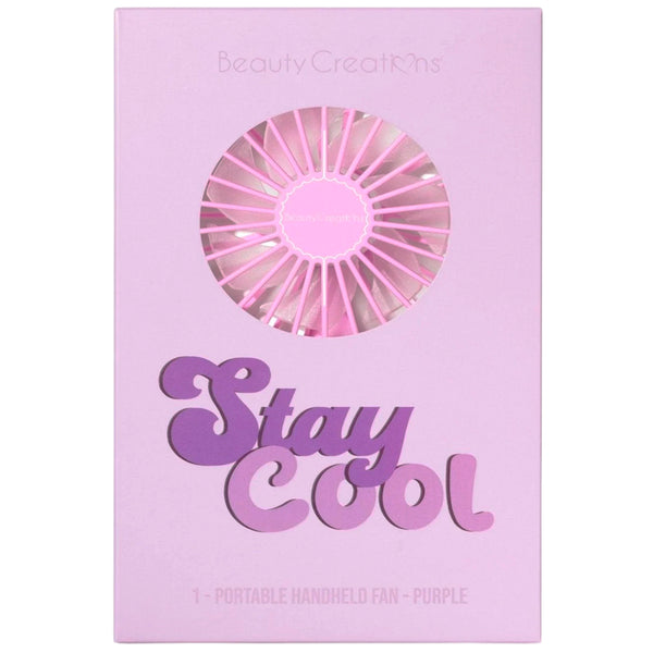 Stay Cool Mini Fan Purple - Beauty Creations | Wholesale Makeup