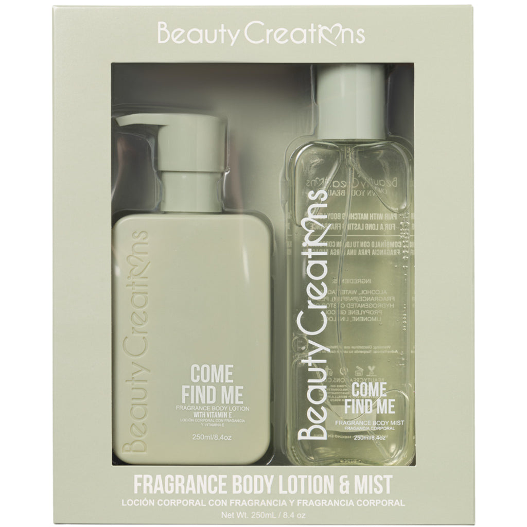 Fragrance Body Lotion & Mist Come Find Me | Wholesale Makeup