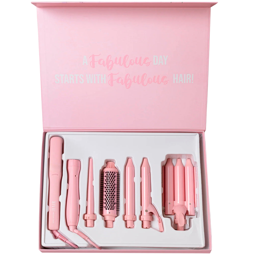 Elegant Pink Hair Styling Set Amazon.com: Ahoney 5 Pack Cute Pink Hair Clips 3.4-4.3 Inch  main image 4