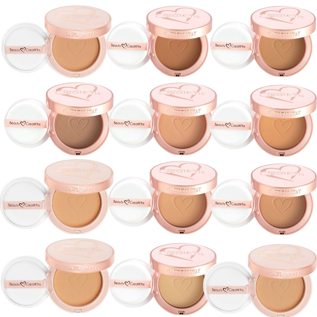 Beauty Creations Flawless Stay Powder Foundation Assorted