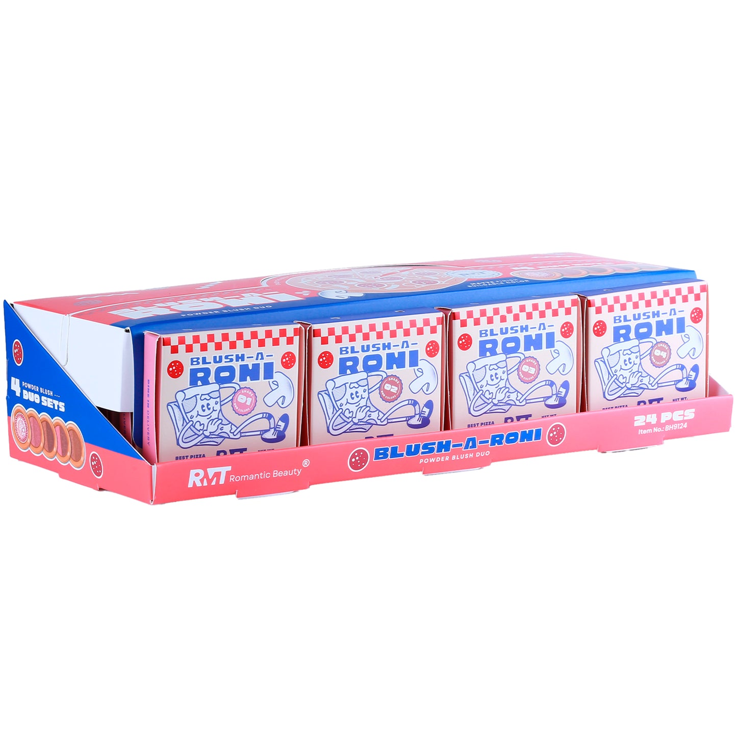Blush-A-Roni Pizza Box Blush Powder Romantic Beauty | Wholesale Makeup