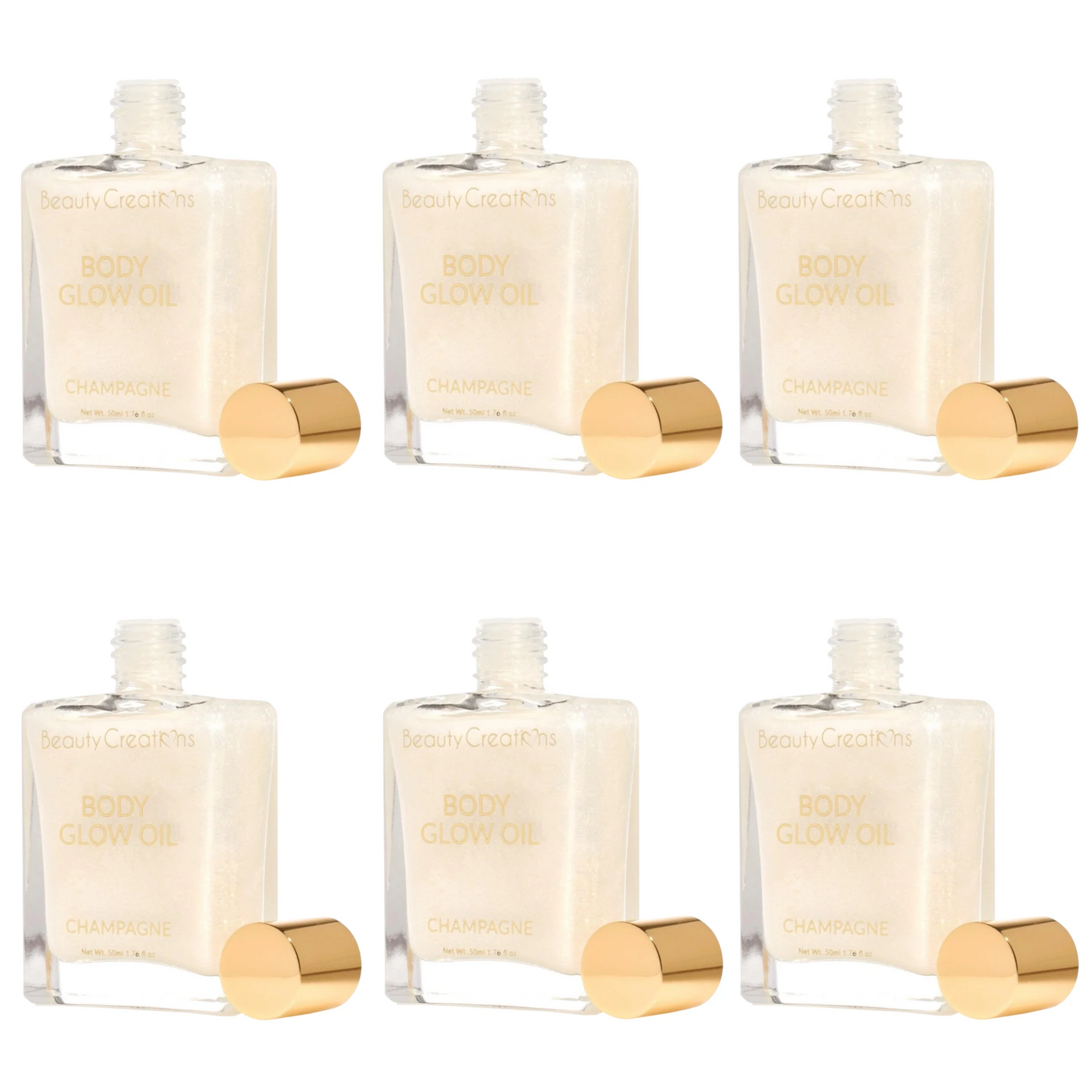 Body Glow Oil Champagne - Beauty Creations | Wholesale Makeup