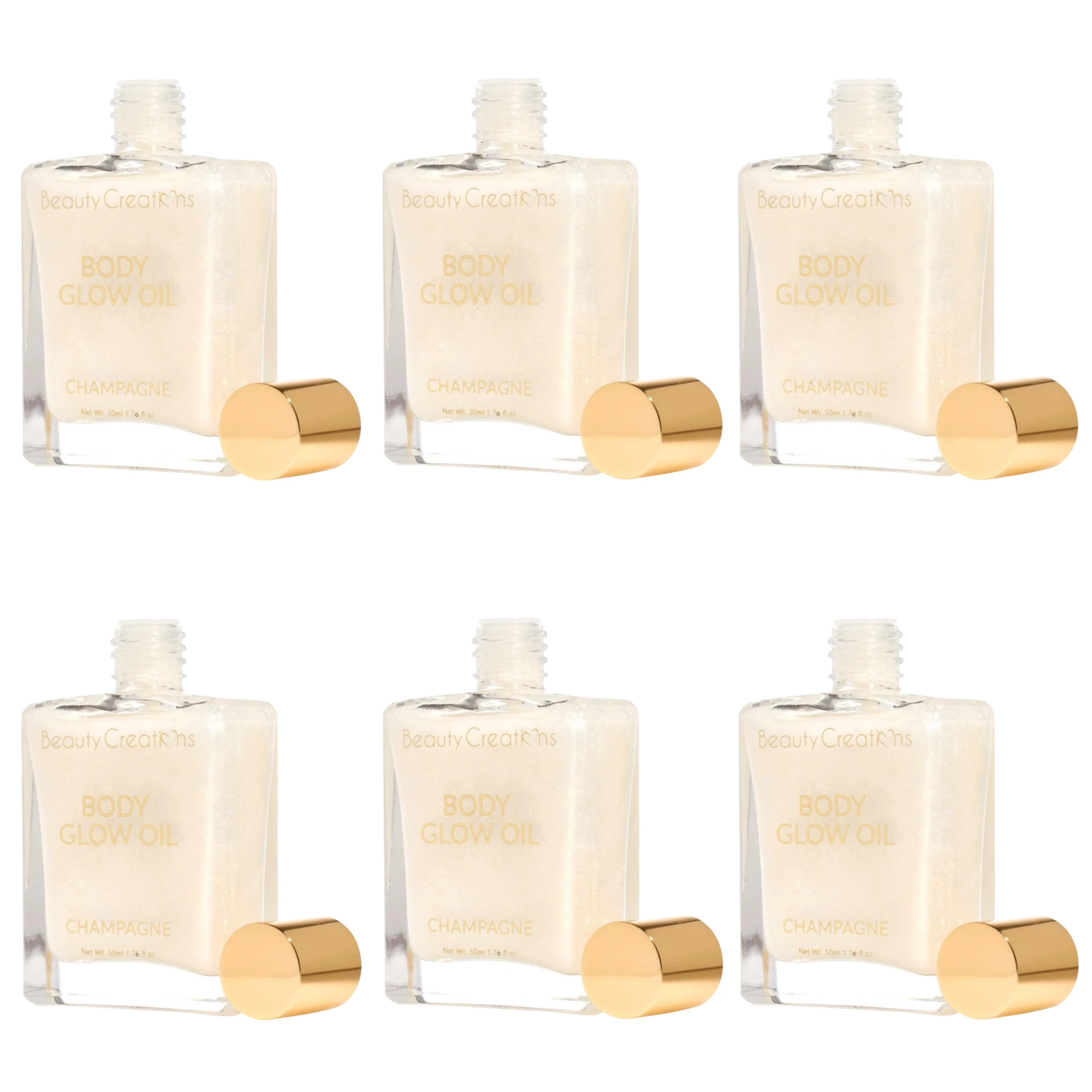 Body Glow Oil Champagne - Beauty Creations | Wholesale Makeup
