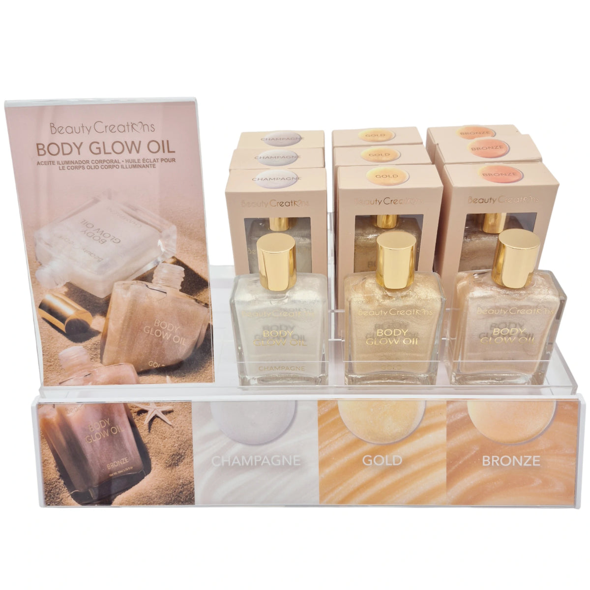Body Glow Oil - Beauty Creations | Wholesale Makeup