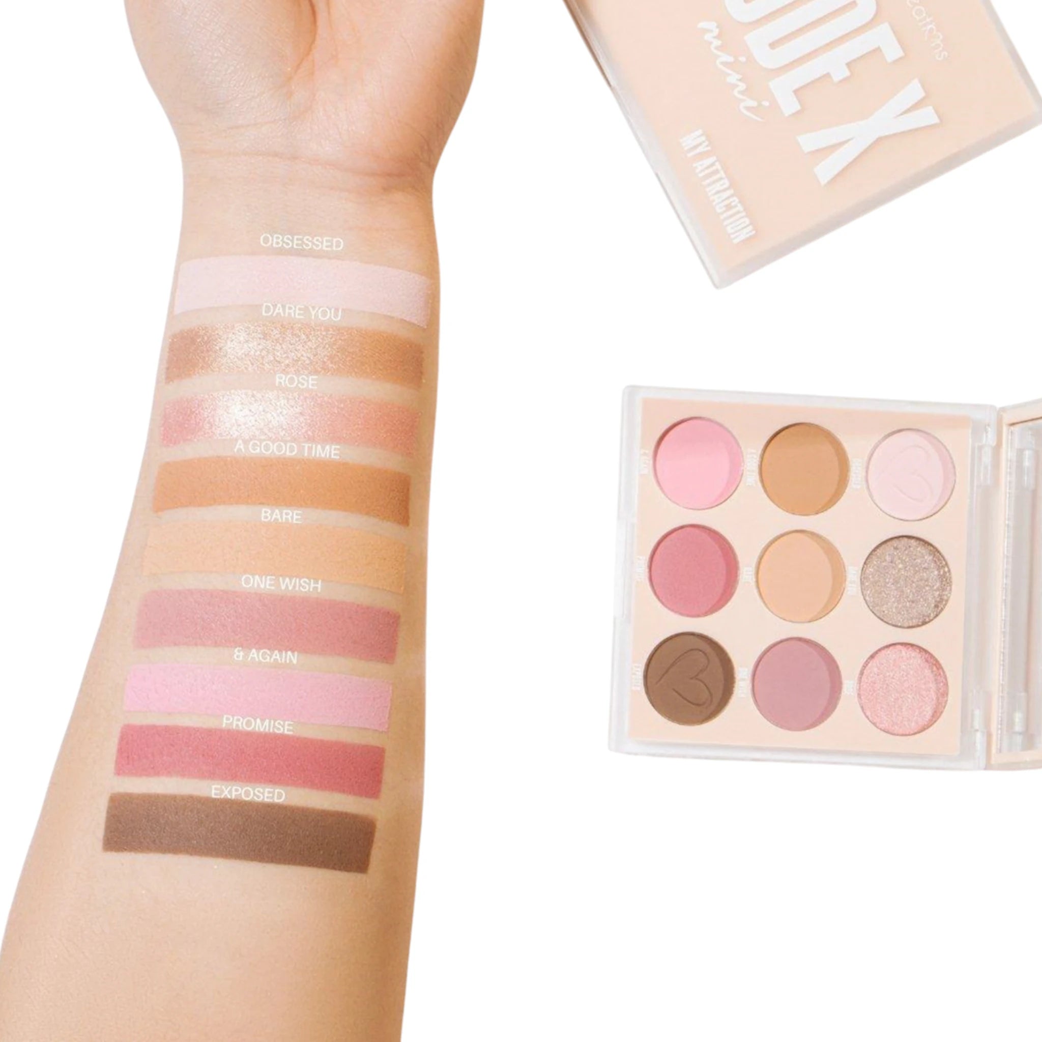 Nude X Shadow Palette Mini - Beauty Creations | Wholesale Makeup