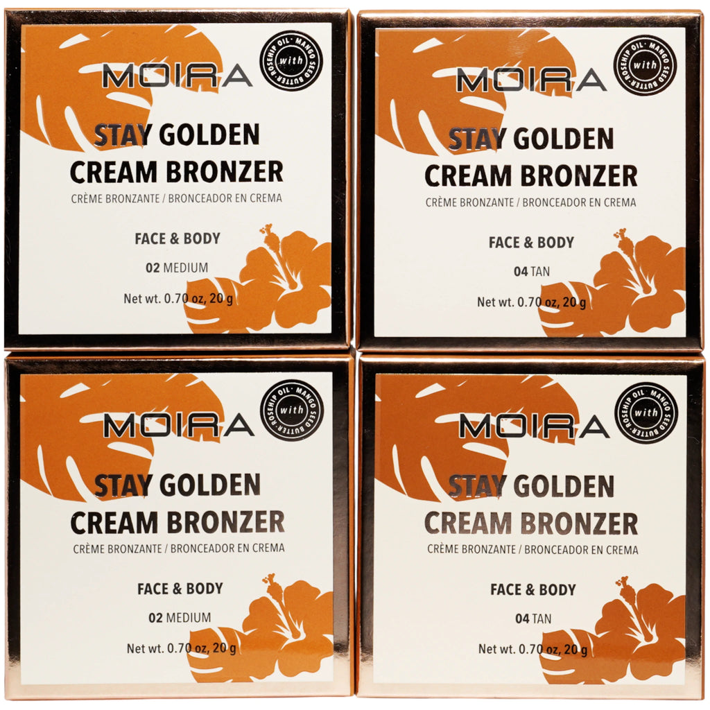 Stay Golden Cream Bronzer - Moira Beauty | Wholesale Makeup