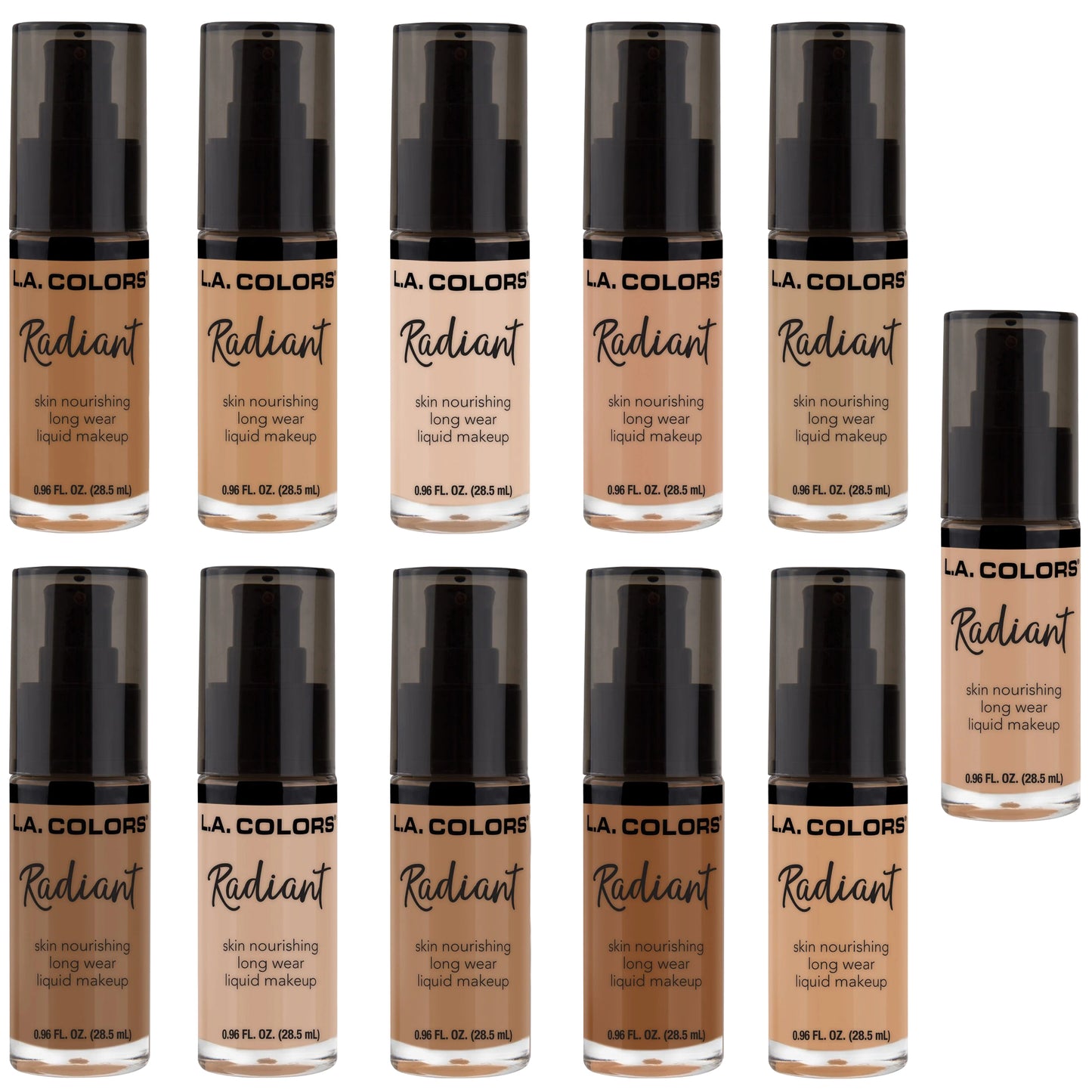 Radiant Liquid Makeup - L.A. Colors | Wholesale Makeup 