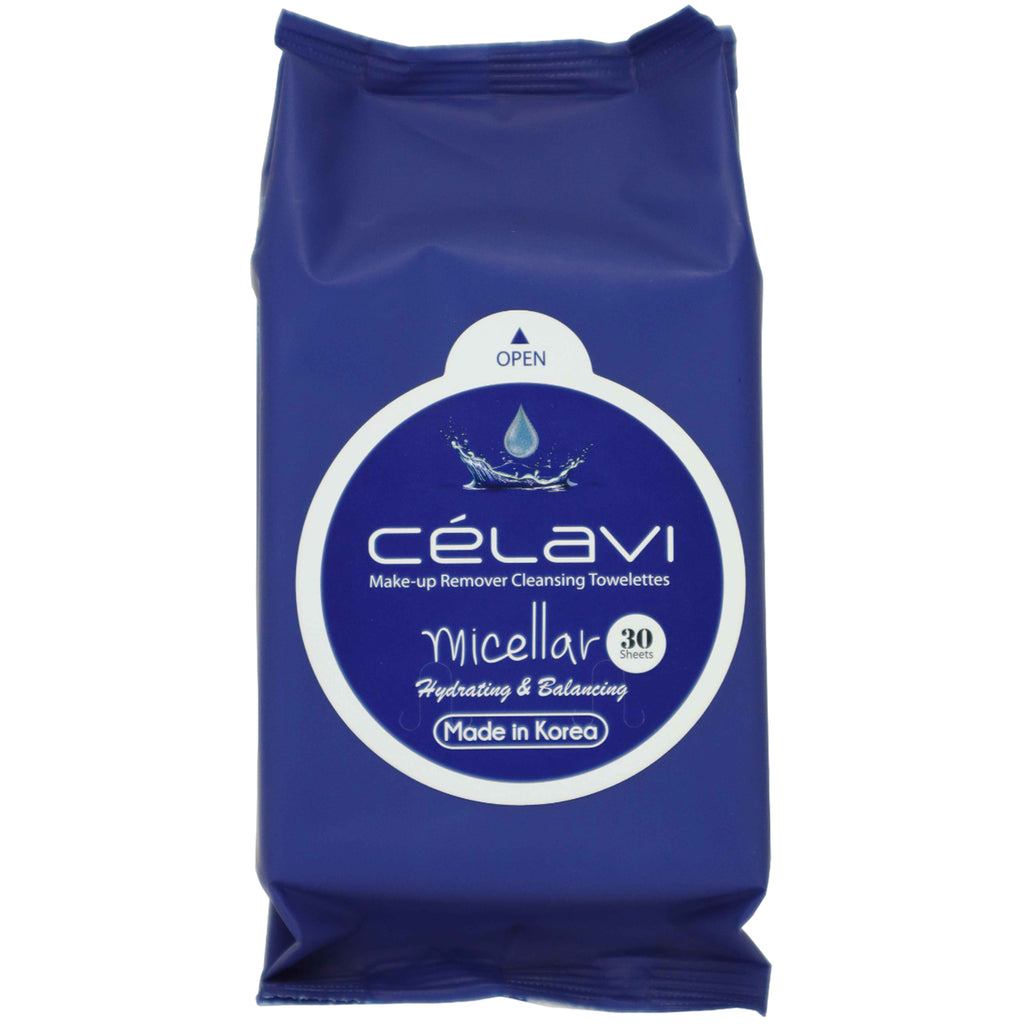 Micellar Cleansing Wipes - Celavi | Wholesale Makeup