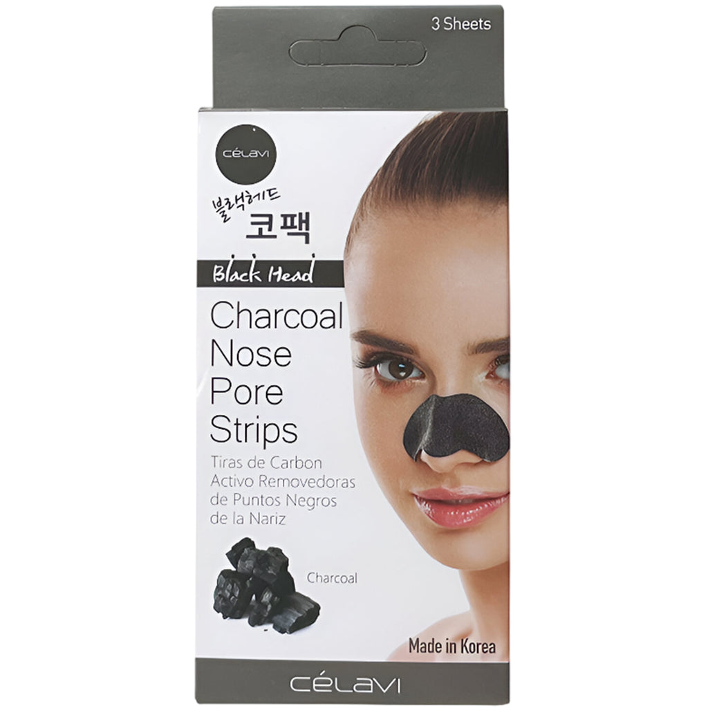 Charcoal Nose Pore Strips - Celavi | Wholesale Makeup