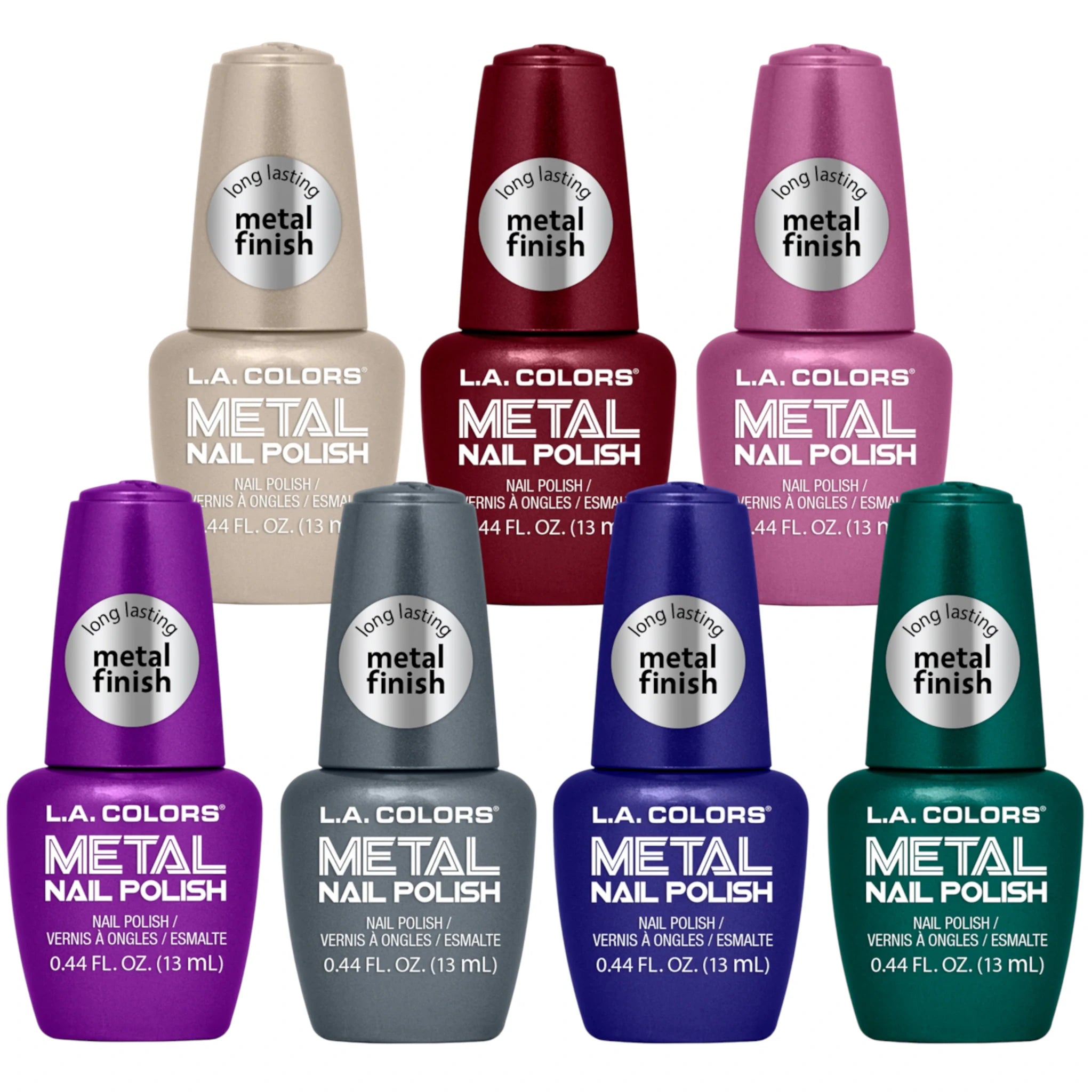 Dark Metal Nail Polish - L.A. Colors | Wholesale Makeup