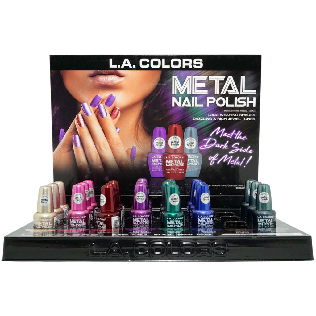 Dark Metal Nail Polish - L.A. Colors | Wholesale Makeup