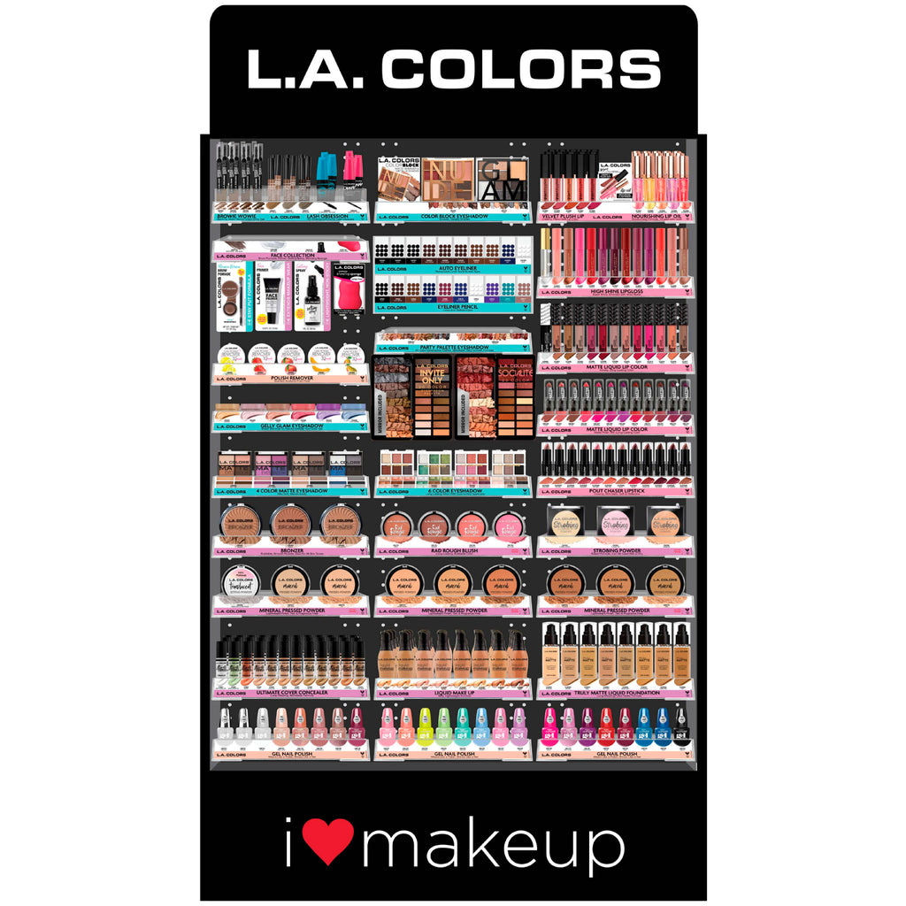 I Heart Makeup 3FT Cosmetic Floor - L.A. Colors | Wholesale Makeup