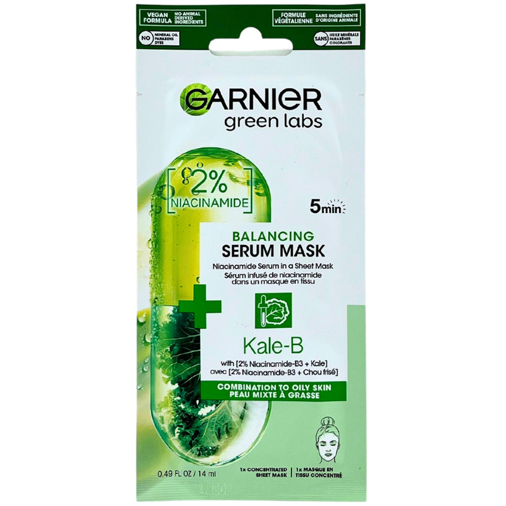 Green Labs Balancing Serum Mask Garnier | Wholesale Makeup
