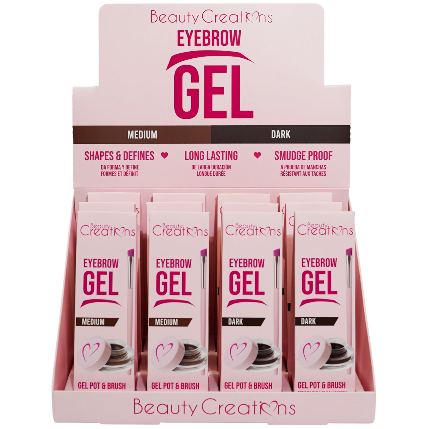 Gel Eyebrow Long Lasting - Beauty Creations | Wholesale Makeup