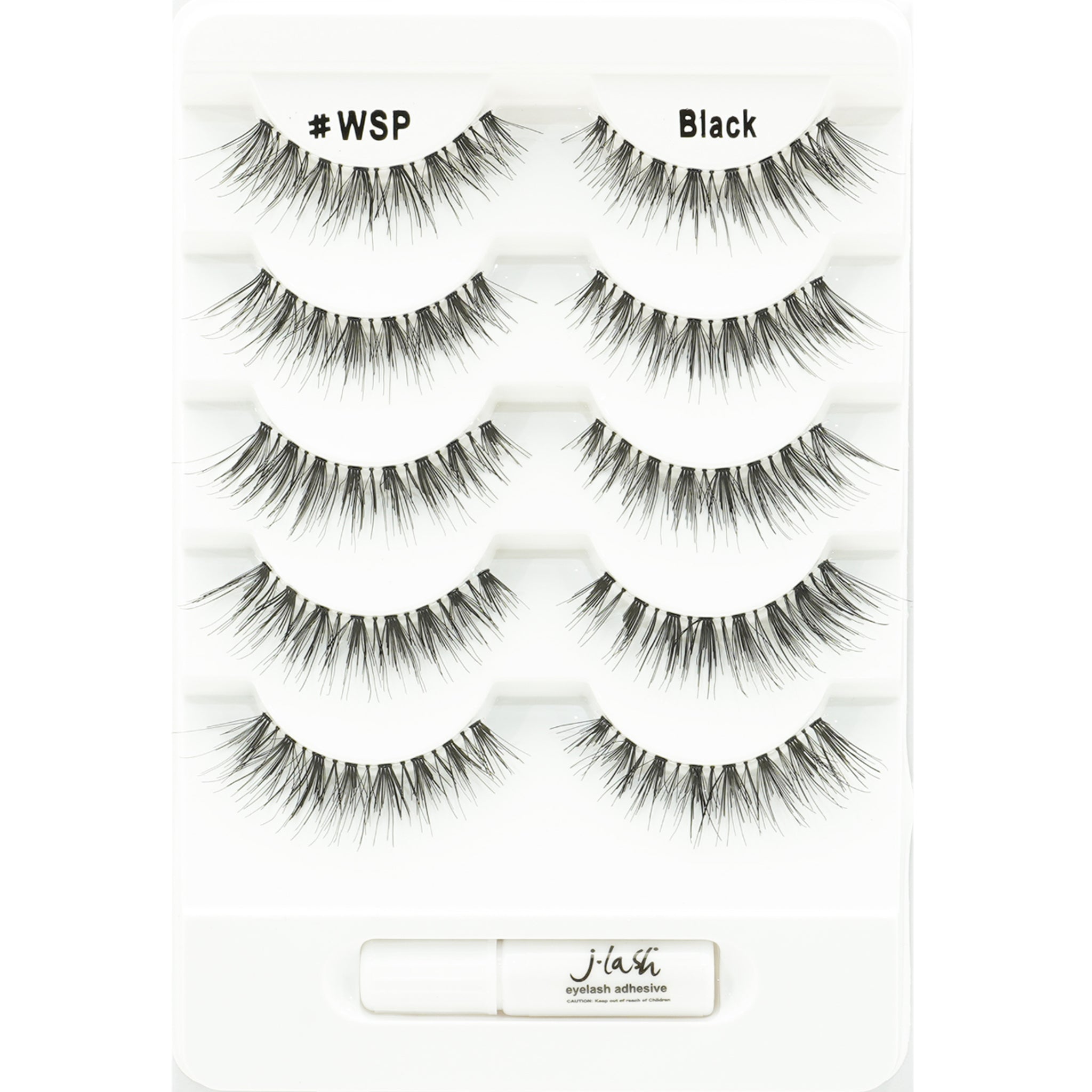 5 Pair Eyelash Adhesive - J.Lash | Wholesale Makeup