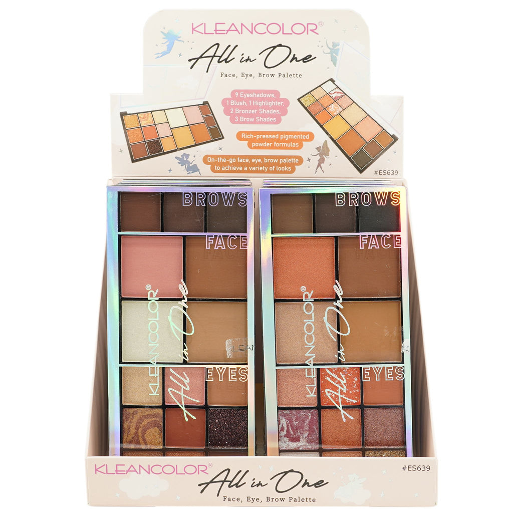 Kleancolor All In One Face , Eye, Brow Palette