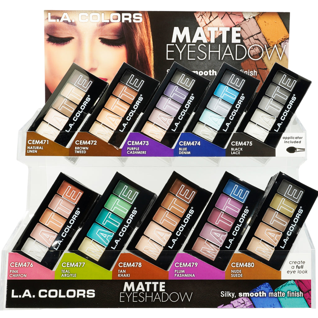 Matte Assorted Eye Shadow - L.A. Colors | Wholesale Makeup