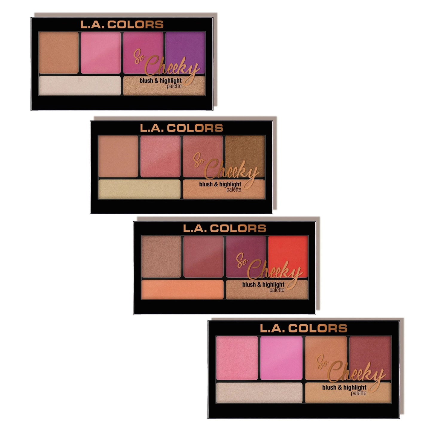 So Cheeky Blush & Highlighter - L.A. Colors | Wholesale Makeup 