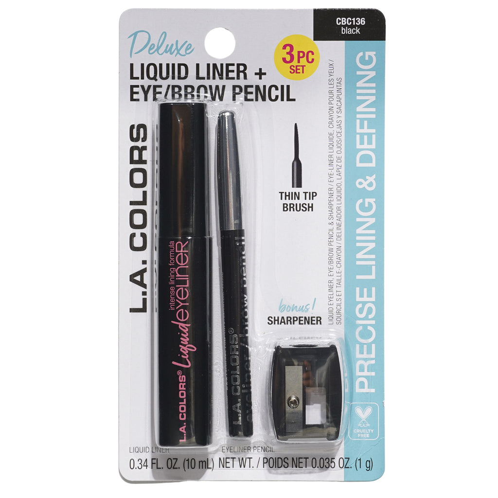 L.A. Colors Liquid Liner + Eyebrow Pencil