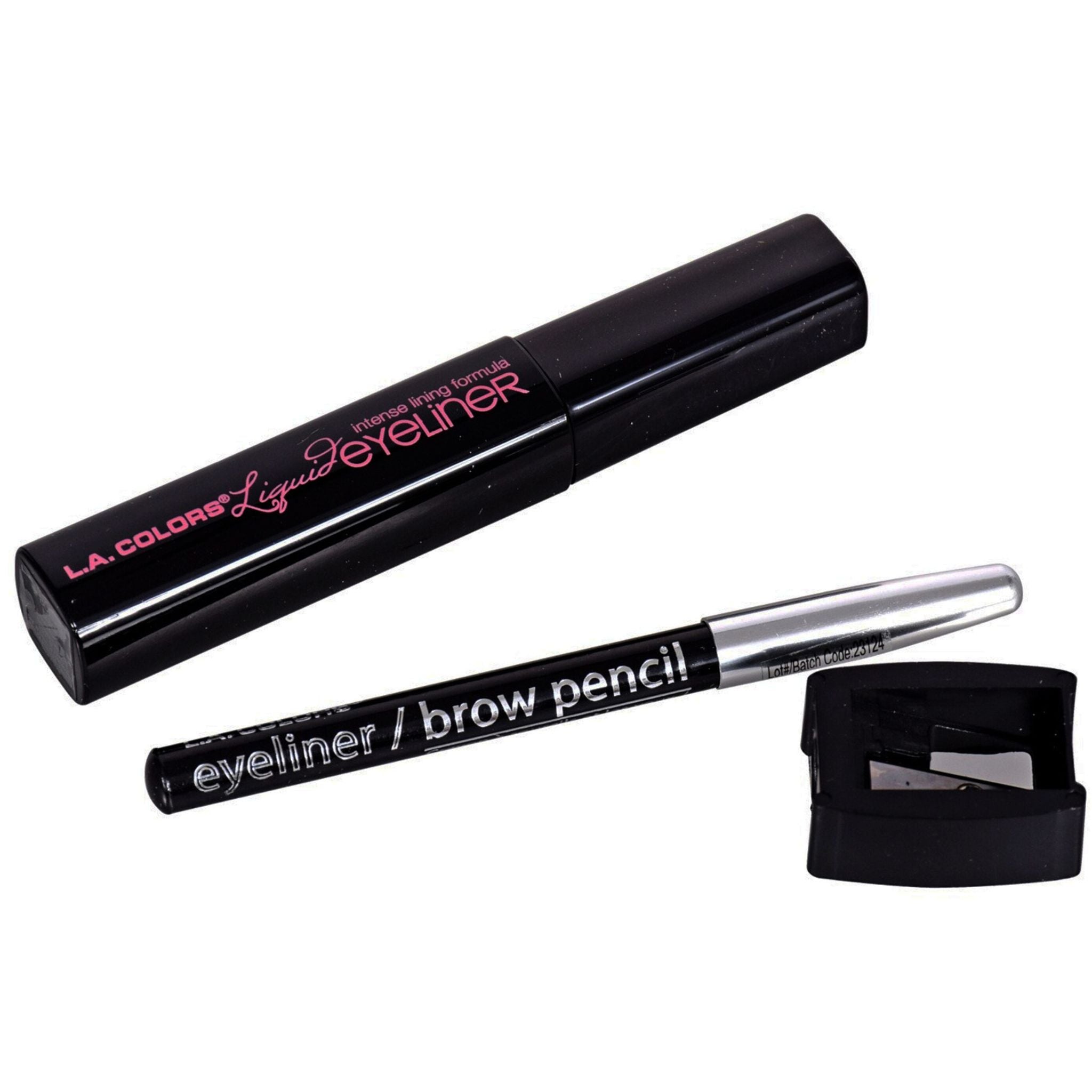 Liquid Liner + Eyebrow Pencil - L.A. Colors | Wholesale Makeup
