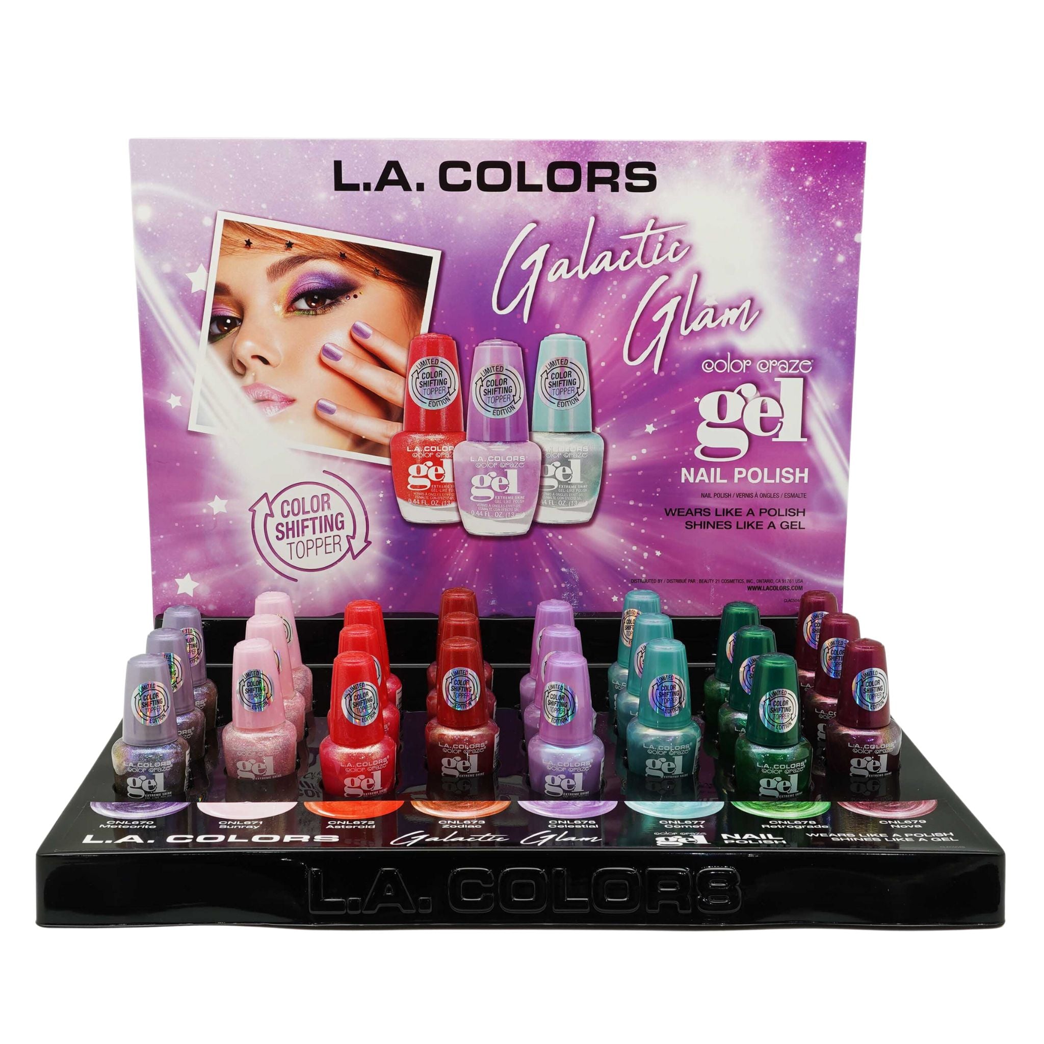 Galactic Glam Gel Nail Polish - L.A. Colors | Wholesale Makeup