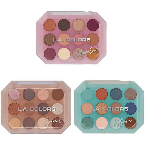 12 Color Eyeshadow Palette - L.A. Colors | Wholesale Makeup