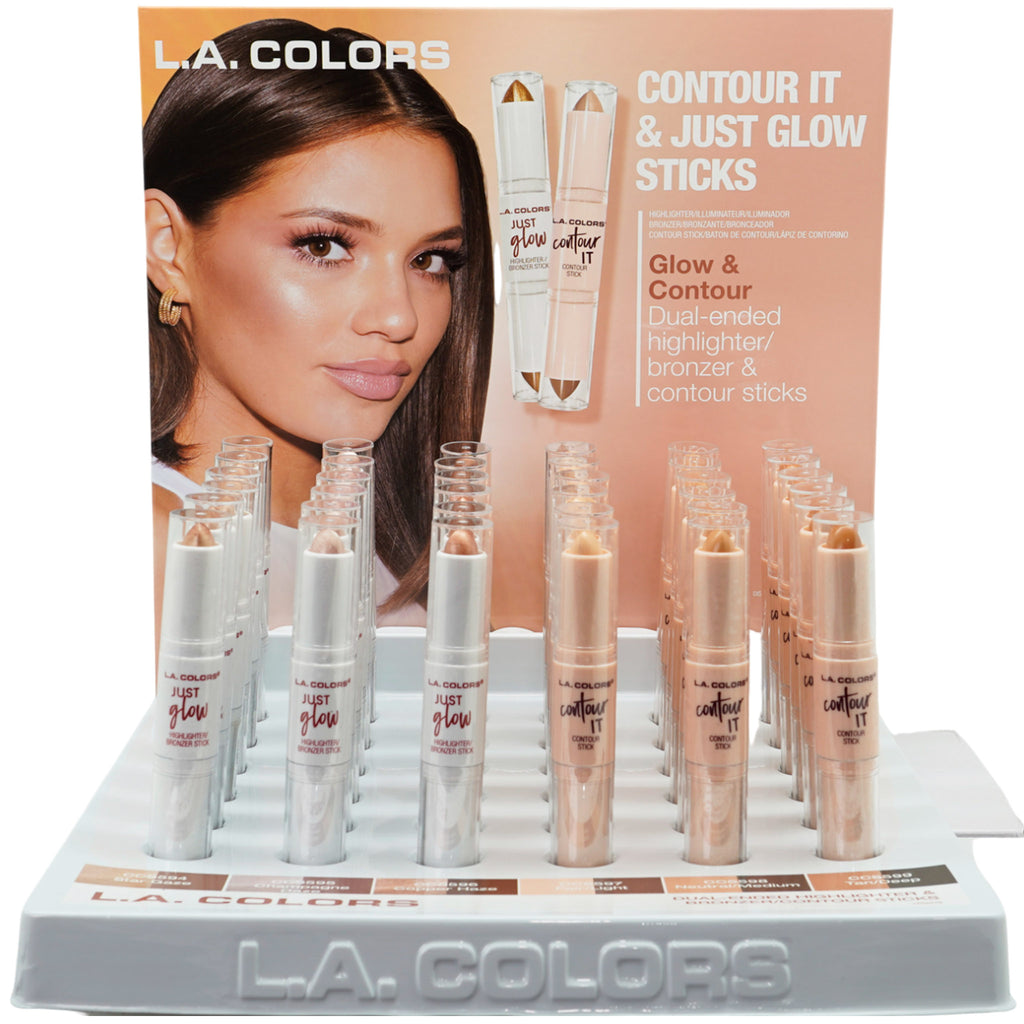 Bronzer Contour Duo Stick L.A. Colors | Wholesale Makeup