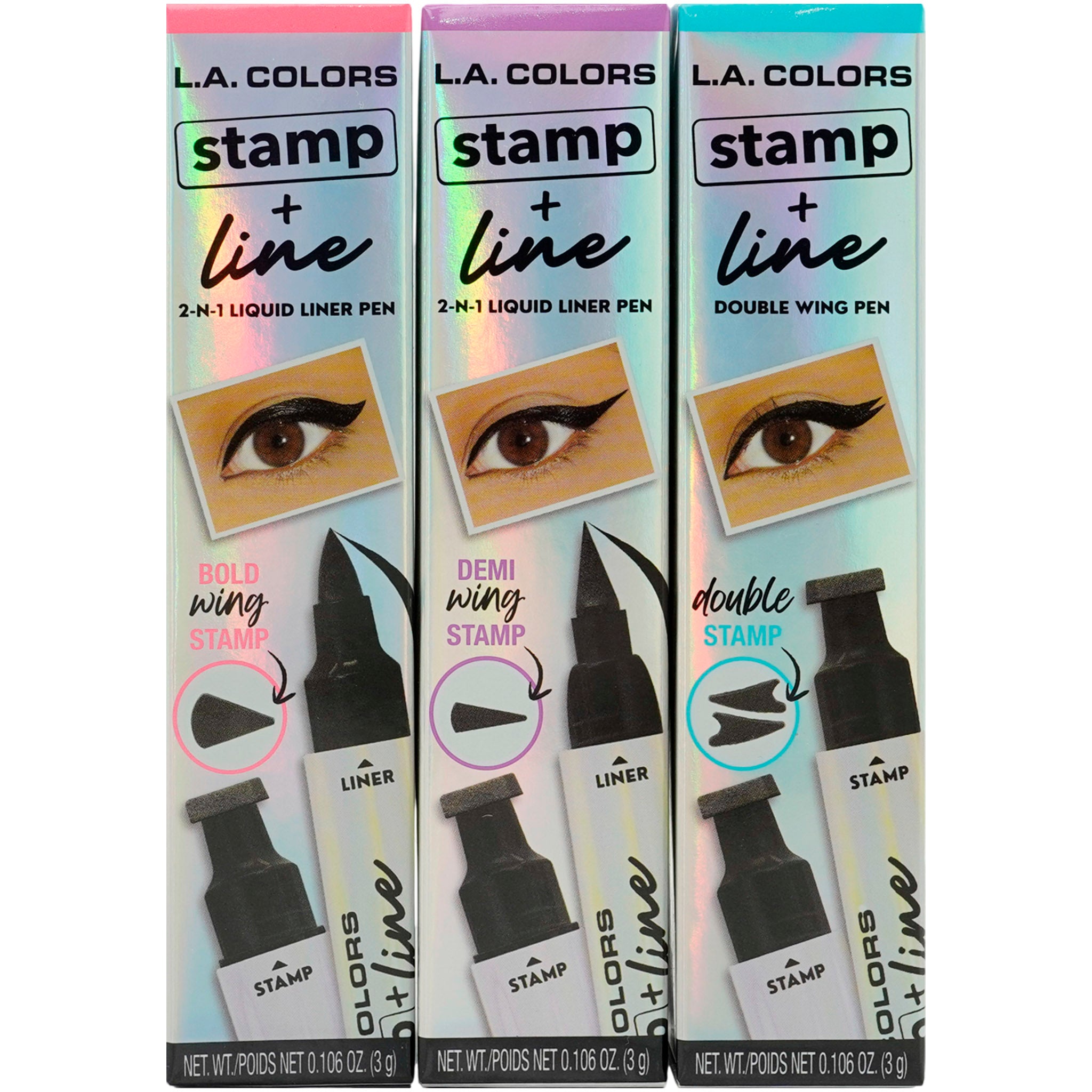 Stamp + Line Eyeliner - L.A. Colors | Wholesale Makeup