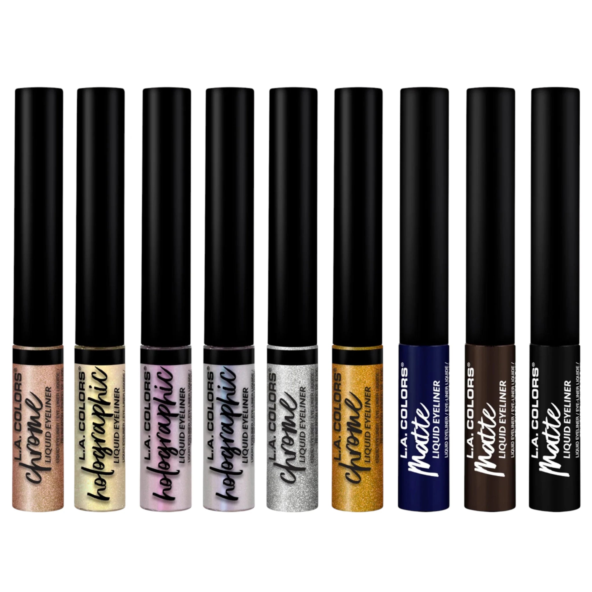 Liquid Eyeliner Collection - L.A. Colors | Wholesale Makeup 